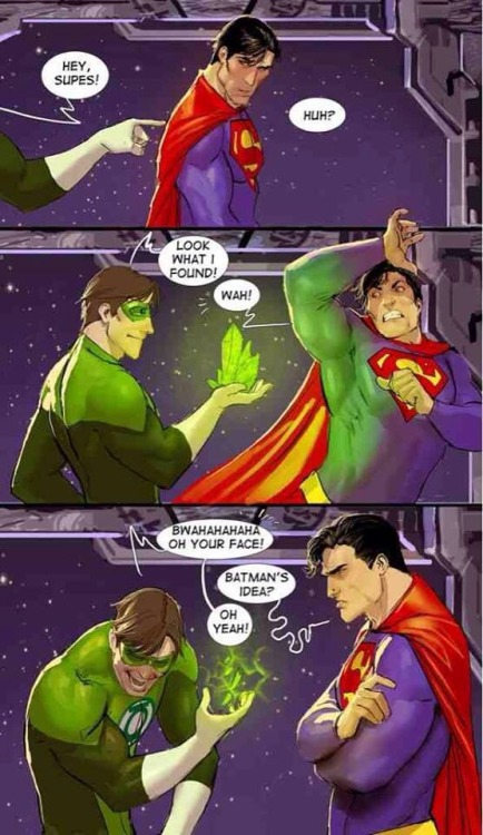 Oh superman you fell for it