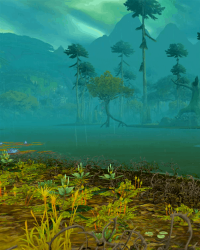 wowcaps:  The frogmarsh, home of the frog loa (spirit-god) and a quiet place to visitWorld