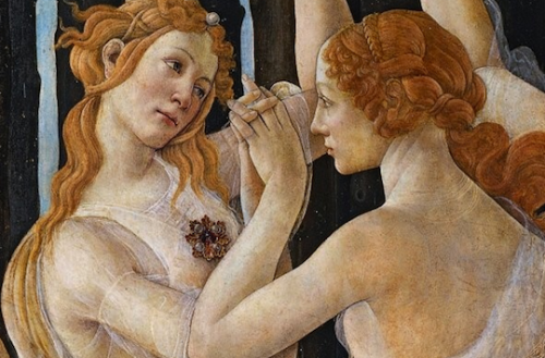 fordarkmornings: Primavera, 1470s. Sandro Botticelli. Après le bal, 1874. Alfred St