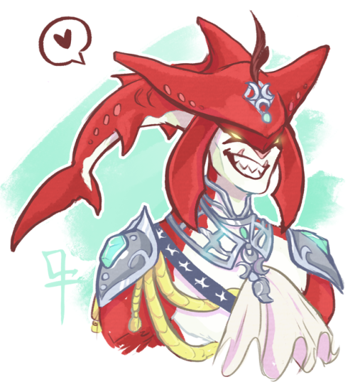 gaelfox:  Also for consideration: equally peppy, positive and supportive Sidon but 100% shark instinct and killer looks. 