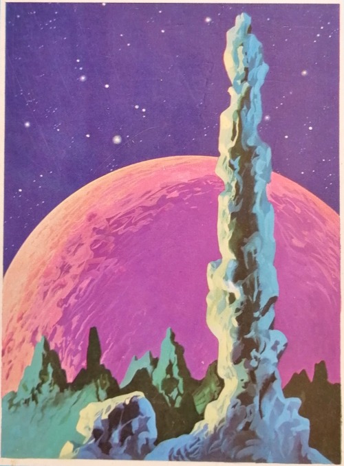 1973 cover art by Massimo Jacoponi for Crociera nell'infinito, by A. E. van Vogt