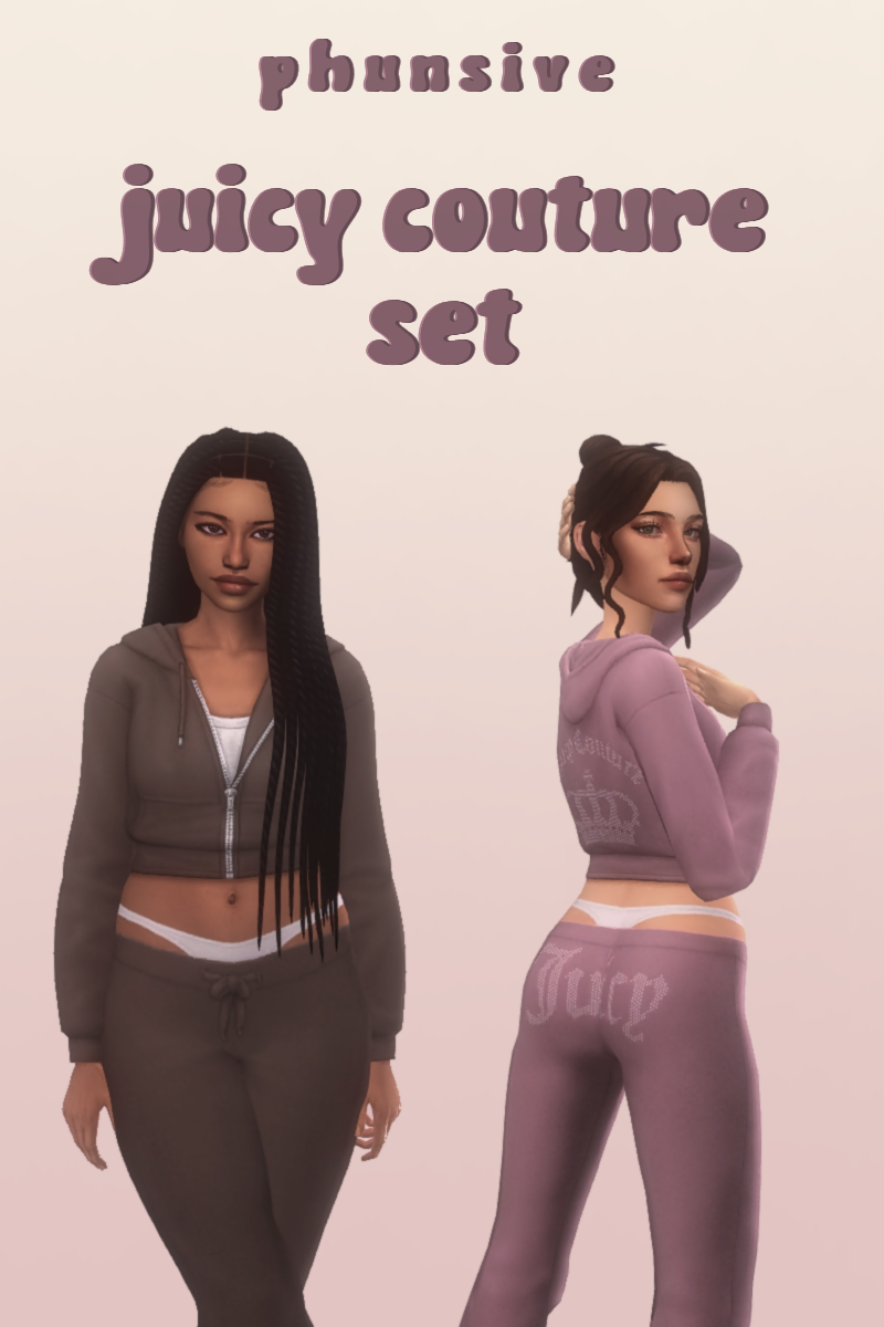 phunsive — juicy couture tracksuit set