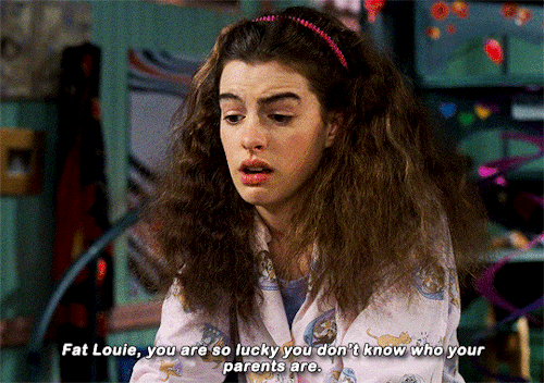 chewbacca:  ANNE HATHAWAY as MIA THERMOPOLIS  in THE PRINCESS DIARIES (2001)
