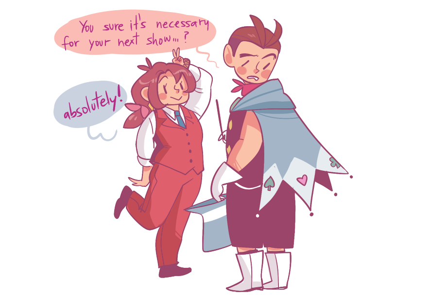 tosquinha:  some ace attorney siblings 