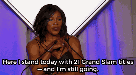 upworthy:  On Tuesday, Dec. 15, 2015, Serena Williams gave one powerhouse of a speech at the Sportsperson of the Year awards ceremony. It’s the type of speech that’ll inspire you to get up and start checking things off that long-neglected to-do list.