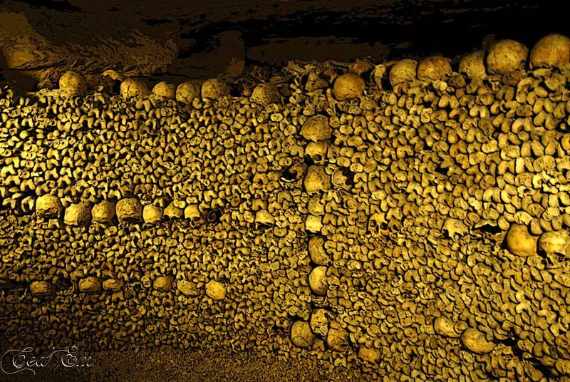 Perfect place for a stroll on All Hallow’s Eve &hellip; the Catacombs of Paris