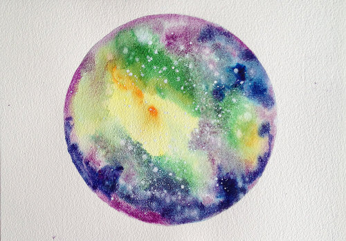 culturenlifestyle:Circular Nebula Compositions by Sylvia C. Sosnovska Talented U.K. based artist Syl