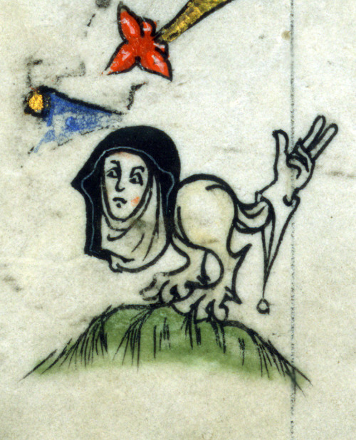 monster nunbook of hours, Flanders 14th centuryWalters Art Museum, W.90, fol. 108v