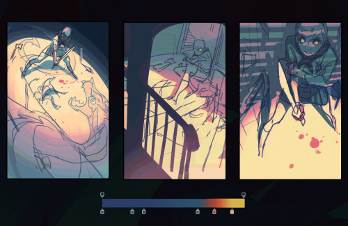 Gradient maps are so useful. New tutorial about doing Color sketches tomorrow on patreon!—&mda