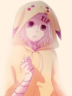 sam2119931:  Suzuya In A Pikachu Hoodie.