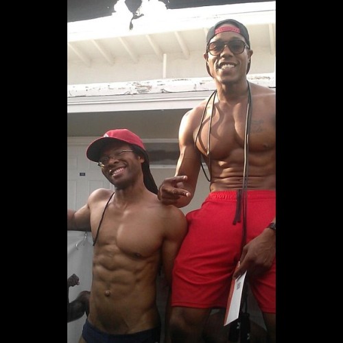 goaltobeswole:  normanthenomad:  With my #dawgpoundusa team captain!  Daniel Rodriguez