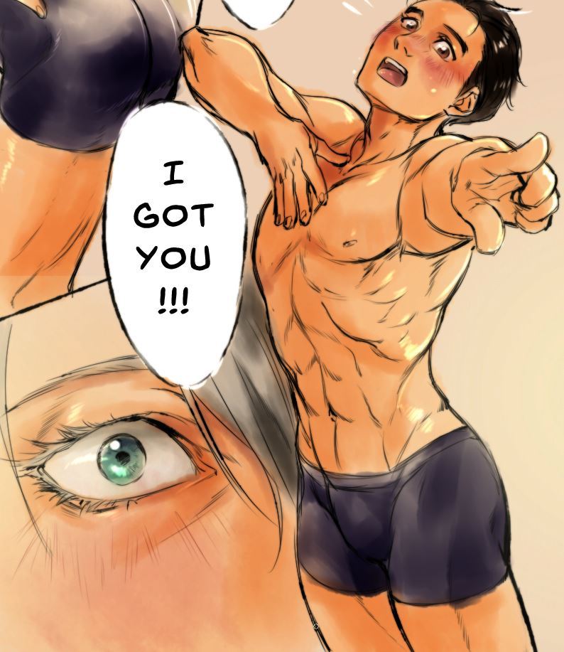 saniika:  I Feel Good THANK YOU FOR 2K FOLLOWERS! Yuuri is cleaning the apartment