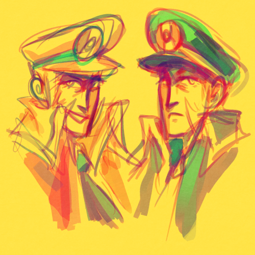 noxstrages:two of thempost it note highlighter doodle but make it digital