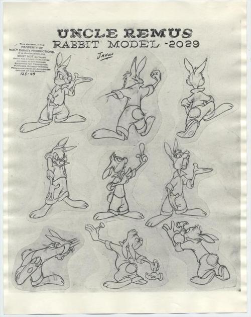 Some art relating to Disney’s Song of the South (1946).The last two doodles are by Marc Davis; and I