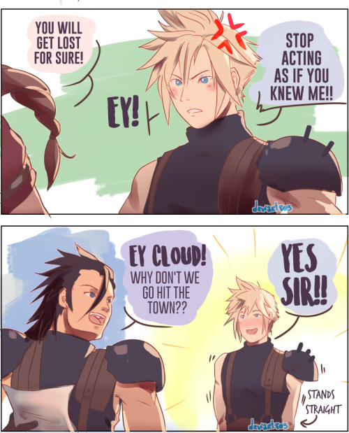 deviart803: Finally!! my first one shot from  Final Fantasy VII after ….really looooong 