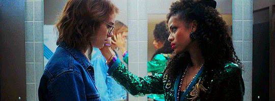 rottenwasp:  san junipero + face touching  💗💗💗