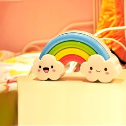 cwingenusako:  lower-case-numbers:  LED nightlight with wall decals  need 