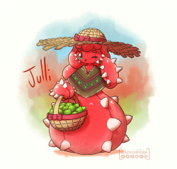 speedyssketchbook: krocodilian: Heres some more Julli :) She’s a cutie~  Goodness. :3c  X3