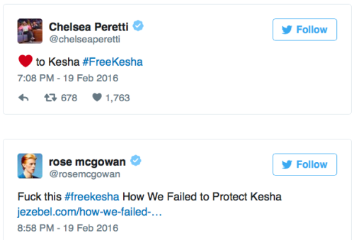 micdotcom:  Several celebrities including Kelly Clarkson, Lady Gaga, Ariana Grande and Margaret Cho have come out in support of Kesha. One comedian’s tweet made a devastatingly true point about rape culture by tying it back to Bill Cosby.