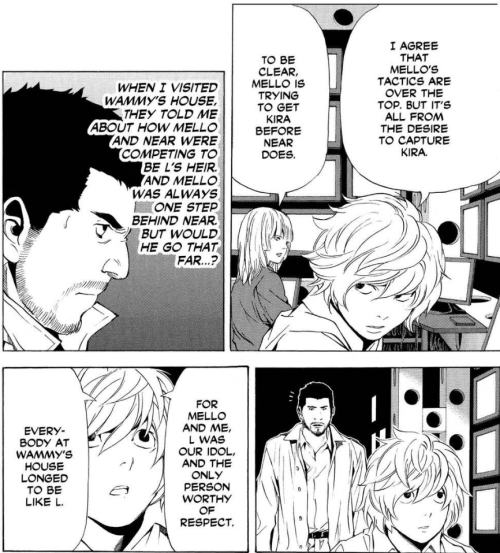 One Of My Favourite Things About This Scene Is The Pause In The Middle Of Near's Speech About Mello Where
