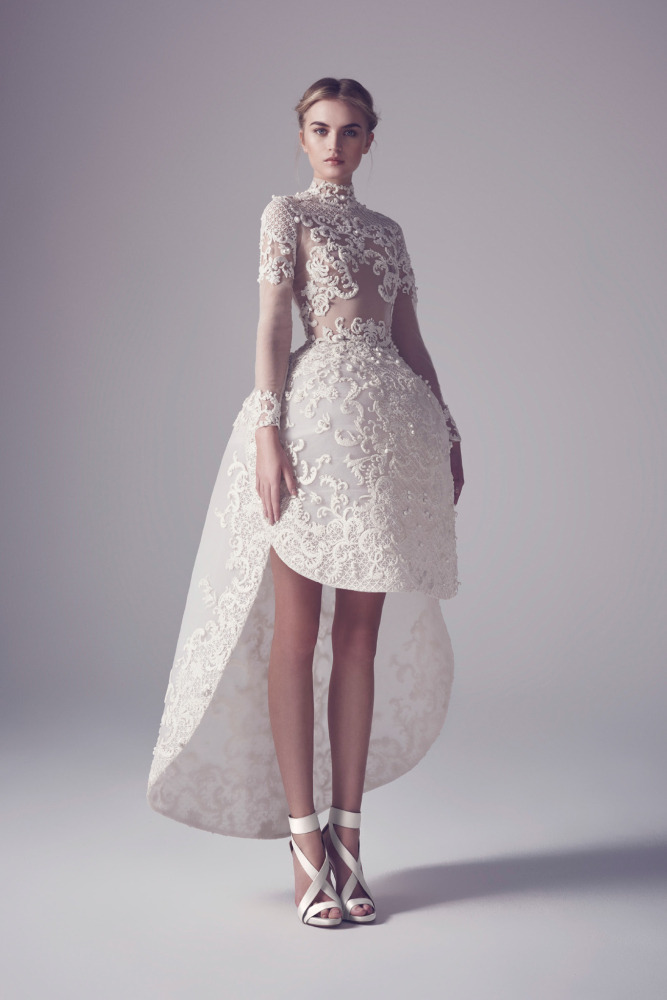 Mohammed Ashi Haute couture bridal dress