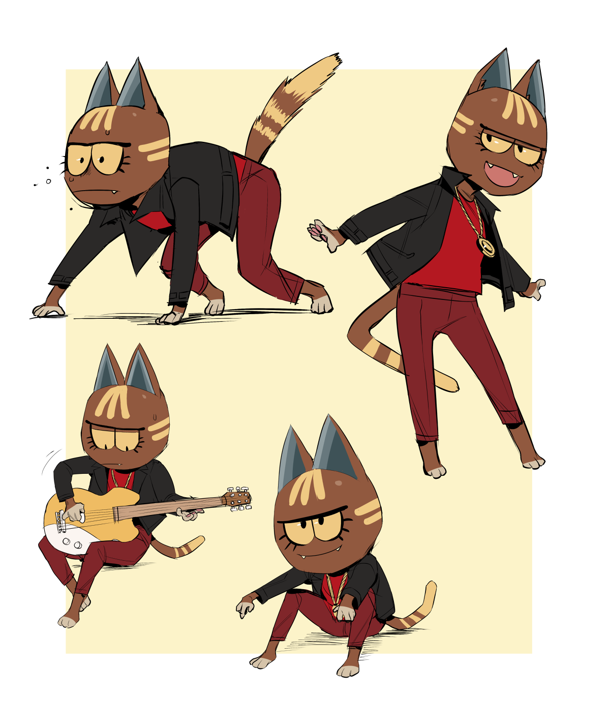 animal crossing katt fanart