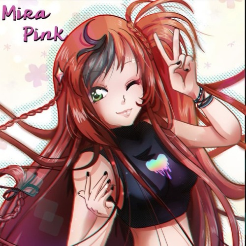 I drawed #mirapink an #englishvtuber you can see the full image on my Twitter! #vtuber  www.