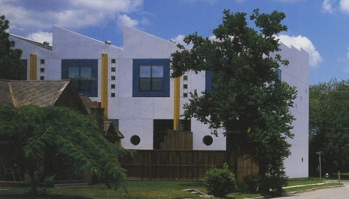  Arquitectonica, Haddon Townhouses, Houston Texas, 1983 