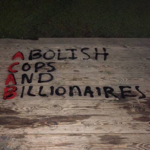 &ldquo;Abolish Cops And Billionaires&rdquo; Seen in NYC