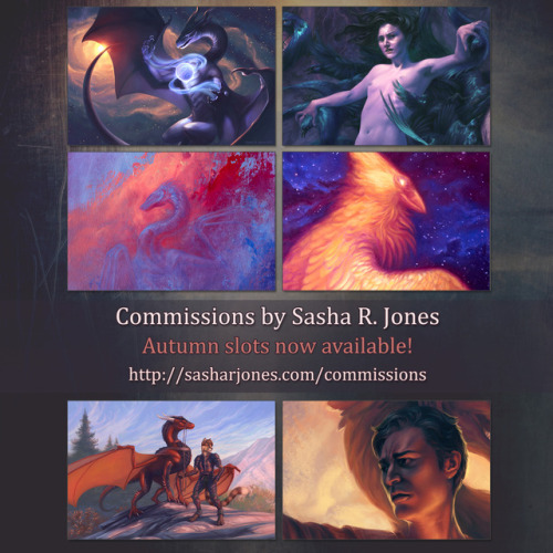sasharjones: It’s finally time! Autumn 2017 Commission slots are now OPEN. I’m only taki