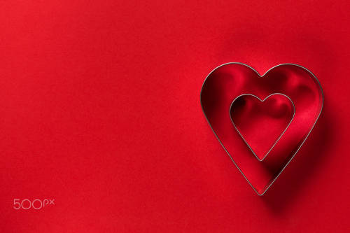 Saint Valentine day greeting card, beautiful silver heart by Daria Camera: Canon EOS 5D Mark IIILens