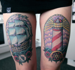 hallowink-town:  wannyy:   lostsail:  Wannyyy  My shit all over my dash haha   Katrin’s leg tattoos are perf