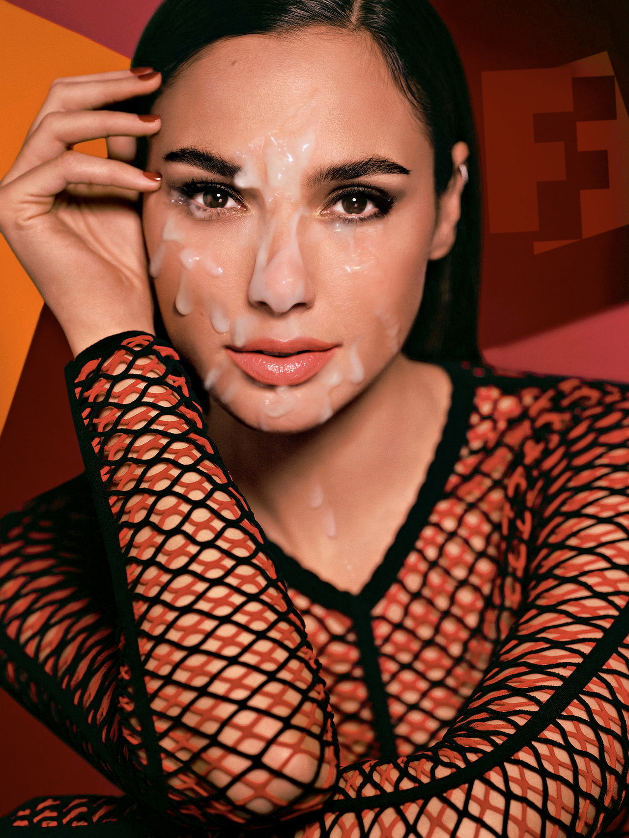 fakefamosasint:Gal Gadot creamed Gal Gadot cumshot by Fake Famosas