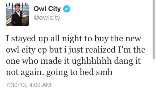 wowthatshipster: lookaliveesunshineee: I don’t care if you don’t like Owl City can we al