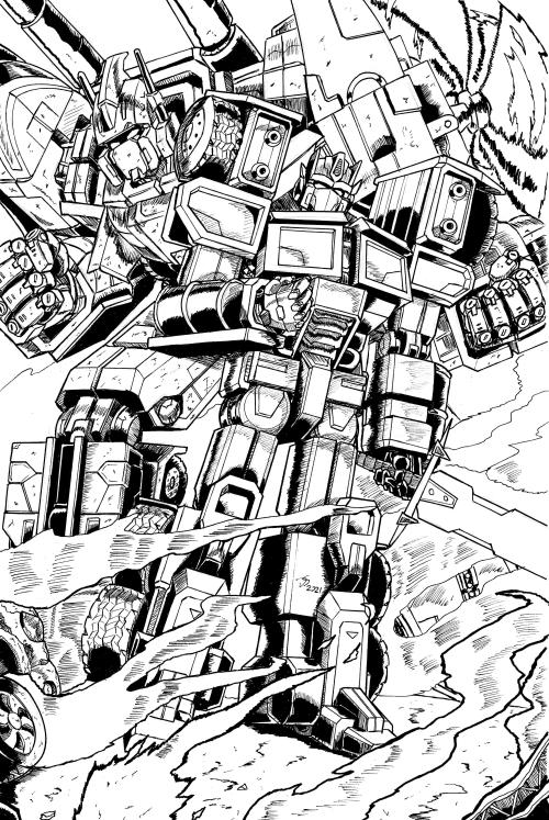 Scourge and Ruination (inks)The last of my new art pieces for TFcon this year, unfortunately I don&r