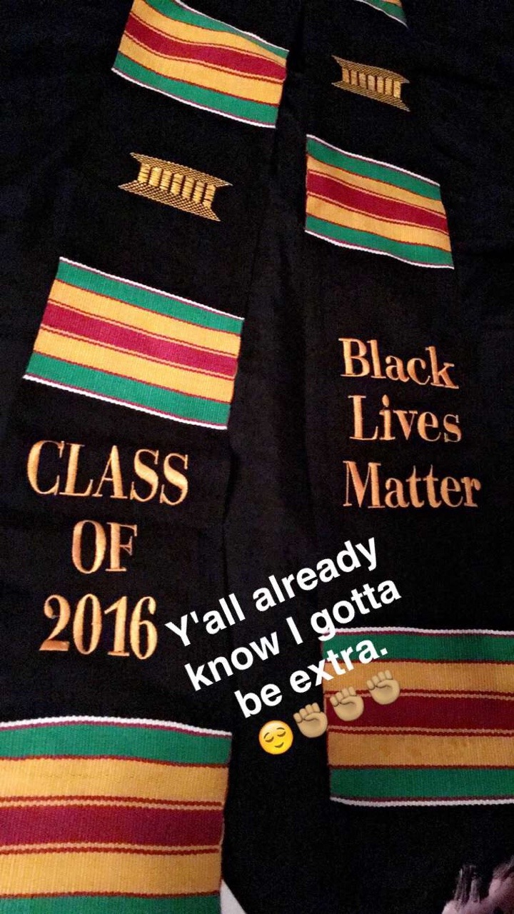 madamn-juana:  peaceluvjo:  madamn-juana:  Class of 2016 ✊🏽  Congratulations