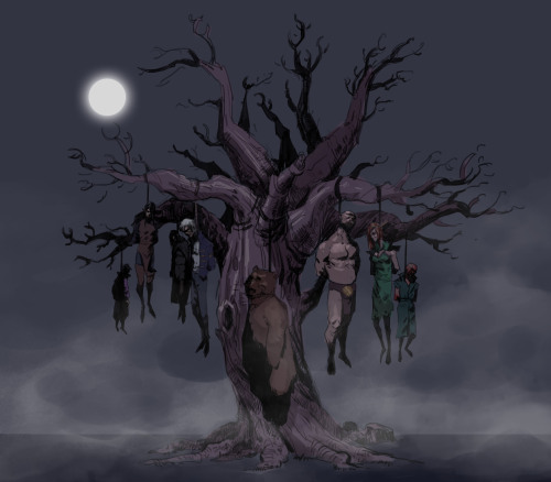 i-mean-nevermind:forgingmeanings:“The Giving Tree”this is the tree with all the dead people in the m