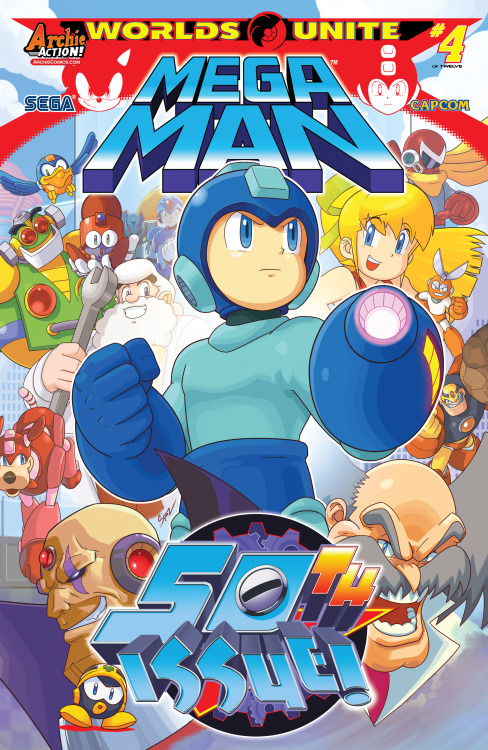 robotnikholmescomicblog:Who would have thunk it that Worlds Unite occurs when Mega Man reaches its 5