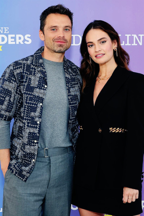  Sebastian Stan and Lily James from Hulu’s ‘Pam & Tommy’ attend Deadline Contenders Television a