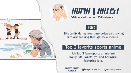 ‍♂️CONTRIBUTOR SPOTLIGHT‍♂️Huiya will be working on Week Spreads featuring characters from KazeTsuyo