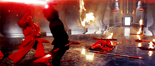 sacredjeditexts:Kylo Ren dual wielding