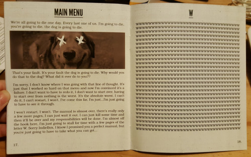 petridishee: The Stanley Parable IndieBox (3 / 3) Here’s the last half of the instruction manual tha
