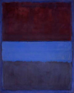 lonequixote:  No. 61 (Rust and Blue) by Mark Rothko(via @lonequixote)