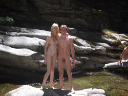 baremountain:Happy nudist couple