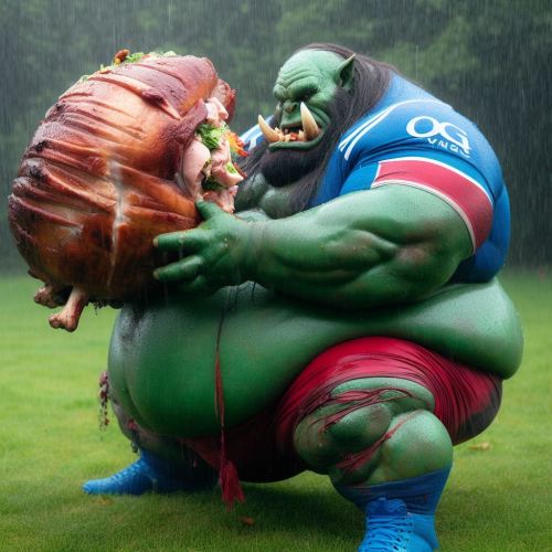 Its Orctober, Here Are Some Orcs. They Seem To Always Be Eating So Maybe Dont Dress Up In Food Costumes