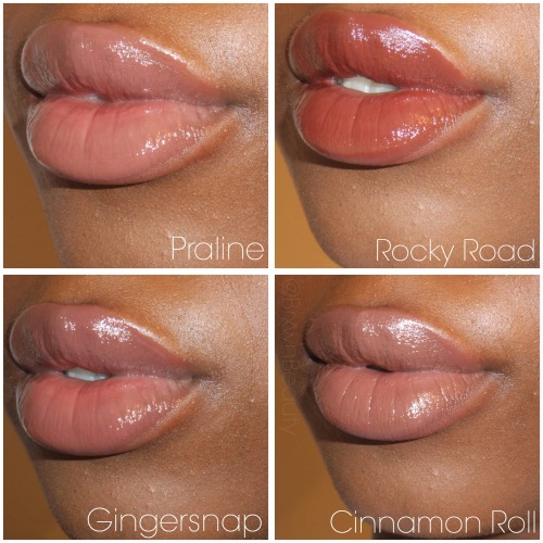 utopianslutttpalace:  bootyschool:  brxwnbeauty:  Hi Beauties,  Here’s a (quick) late night post on some nude gloss options for my brown beauties. All of these options are by NYX and retail for ŭ.99 each. If you’re someone who shops at Ulta, then