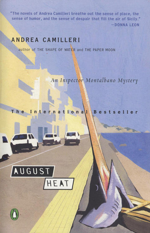 Andy Bridge’s covers for Andrea Camilleri’s Inspector Montalbano Mystery series from Pen