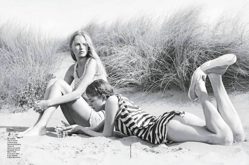 factorygirl-photography:  Eva Hageraats &amp; Eva Downey by Christophe Kutner
