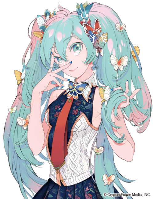 mememya:  cosme play × 初音ミクコラボアイライナー用に初音さんを描かせて頂きましたよt.co/VaPaNrxYGQ pic.twitte