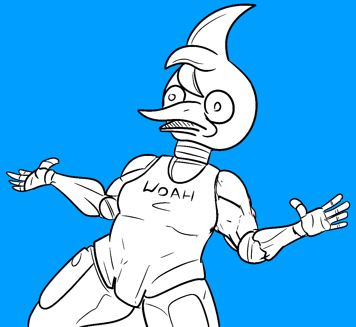 When you stay up until 6AM drawing stupid shit and slowly lose all   coherency 